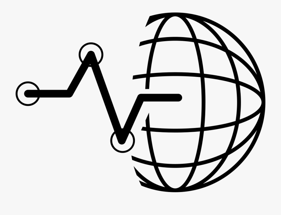 Web Stocks Data Line Graphic Interface Symbol - Bishop Rotary Micro Angelo, Transparent Clipart