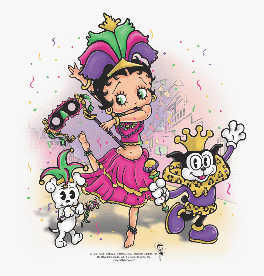 Betty Boop Carnaval, Transparent Clipart