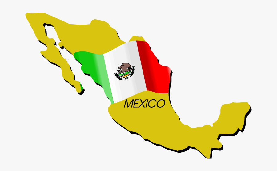 Mexico Map Image From Www - Mexico, Transparent Clipart