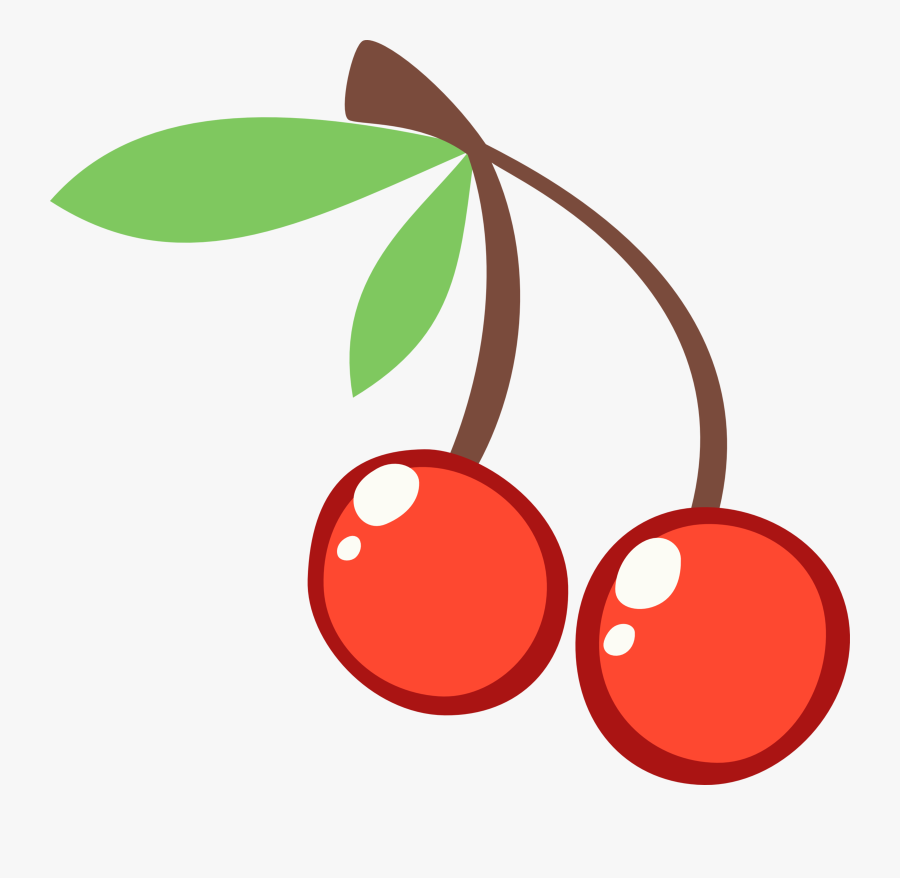 Transparent Background Cherry Clipart - Mlp Cherry Berry Cutie Mark, Transparent Clipart
