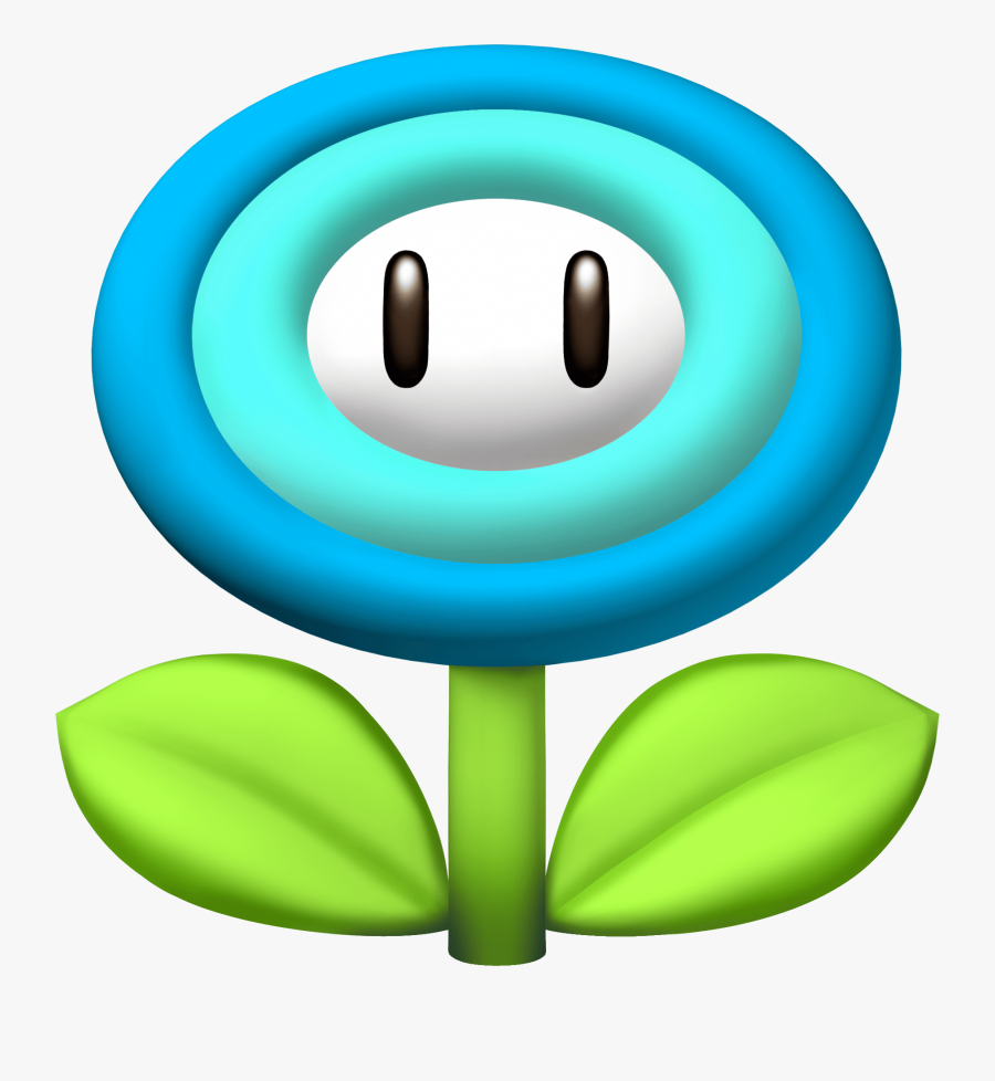 Super Mario Power Ups Ice Flower, Transparent Clipart