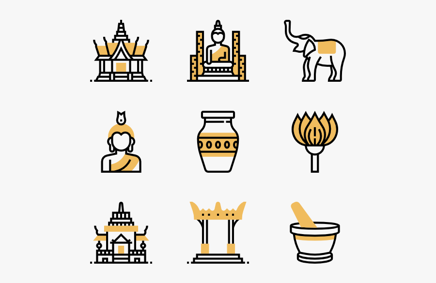 Thailand Symbols - Thailand Symbol Transparent, Transparent Clipart