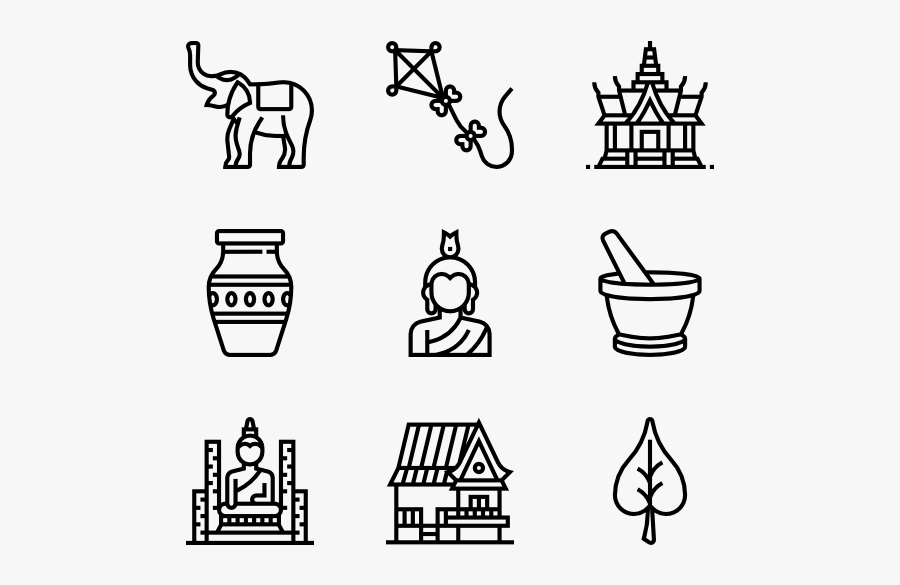 Thailand Symbols - Law Icon Vector, Transparent Clipart