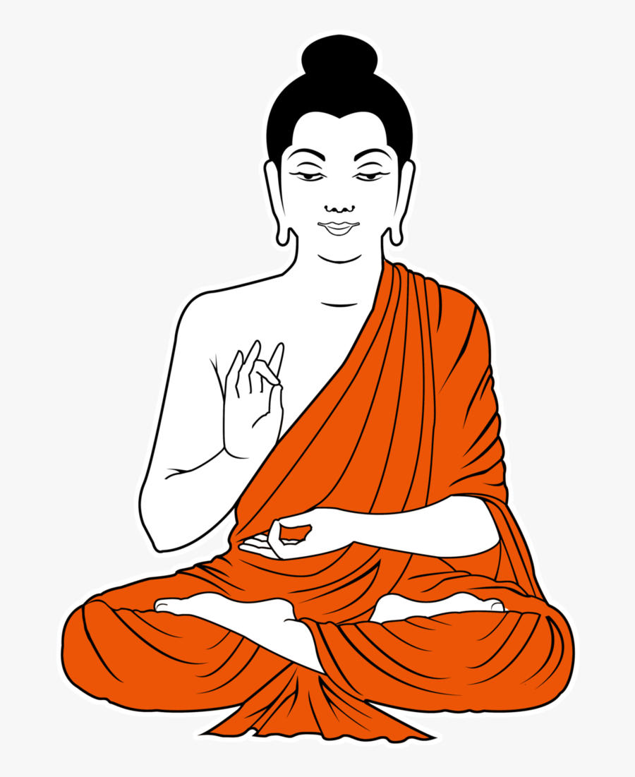 Gautama Buddha Png - Gautam Buddha Hand Logo, Transparent Clipart