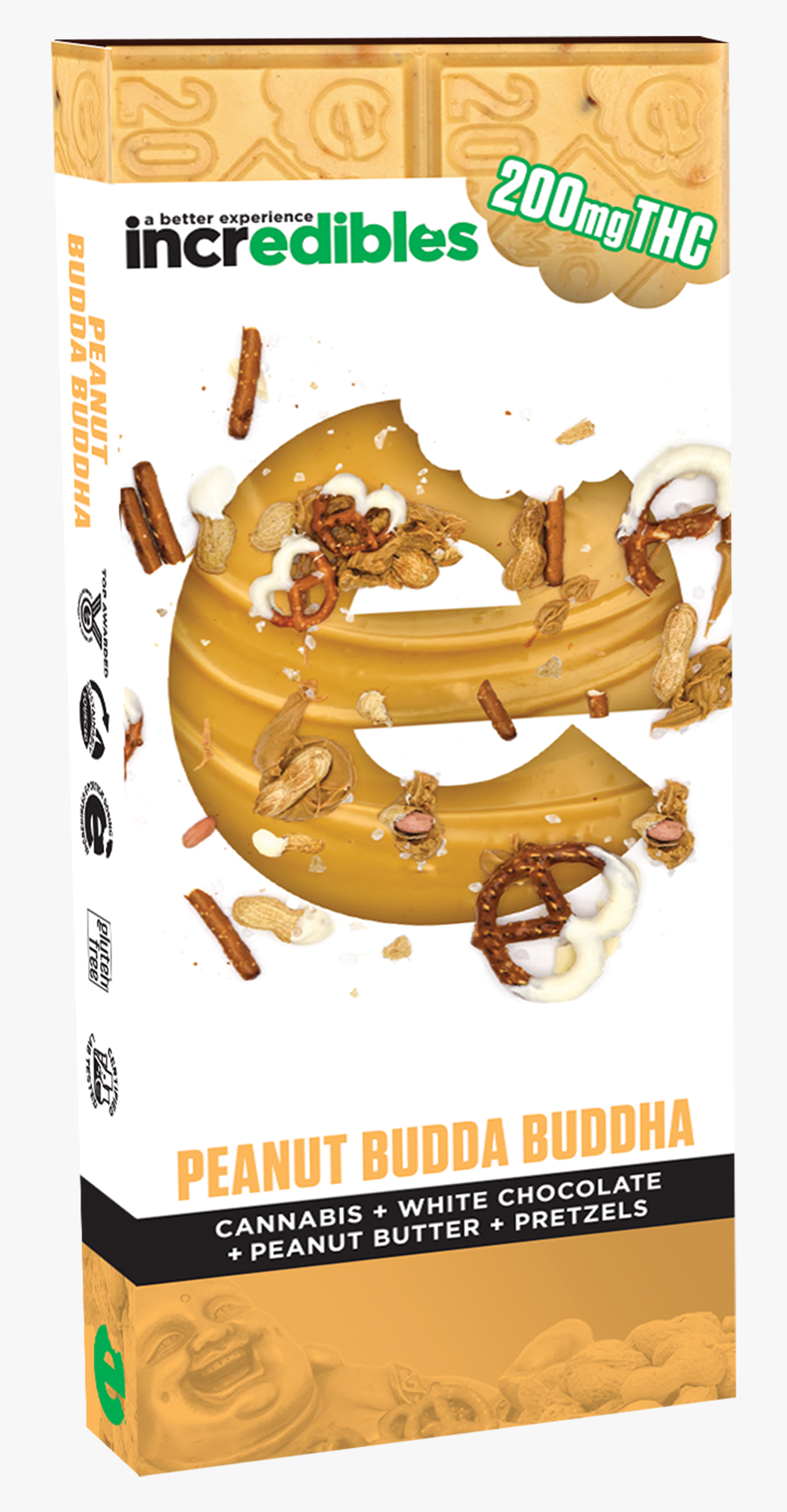 100mg Incredibles Peanut Budda Buddha, Transparent Clipart