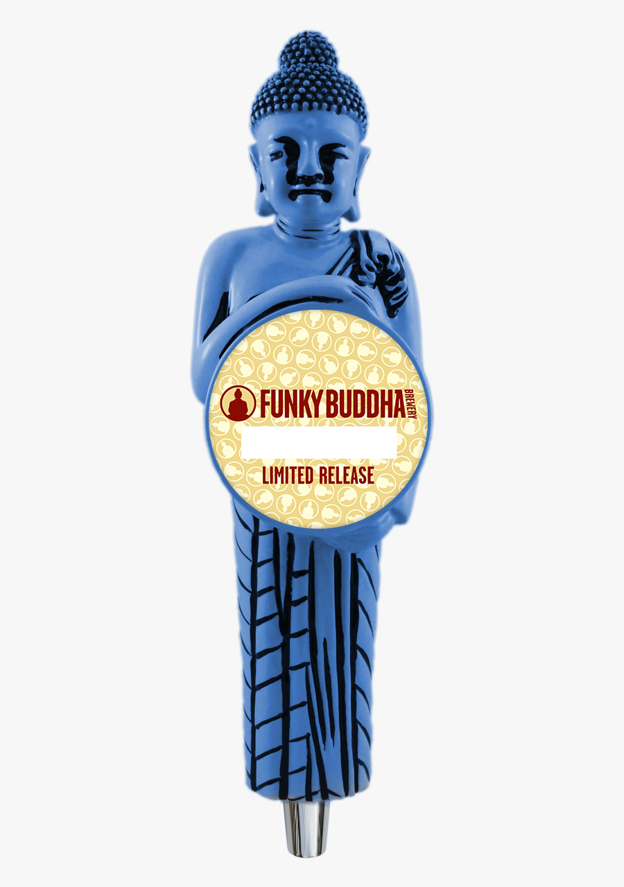 Gin Barrel-aged French Saison With Cucumber By Funky - Funky Buddha Cosmic Journey Tap Handle, Transparent Clipart