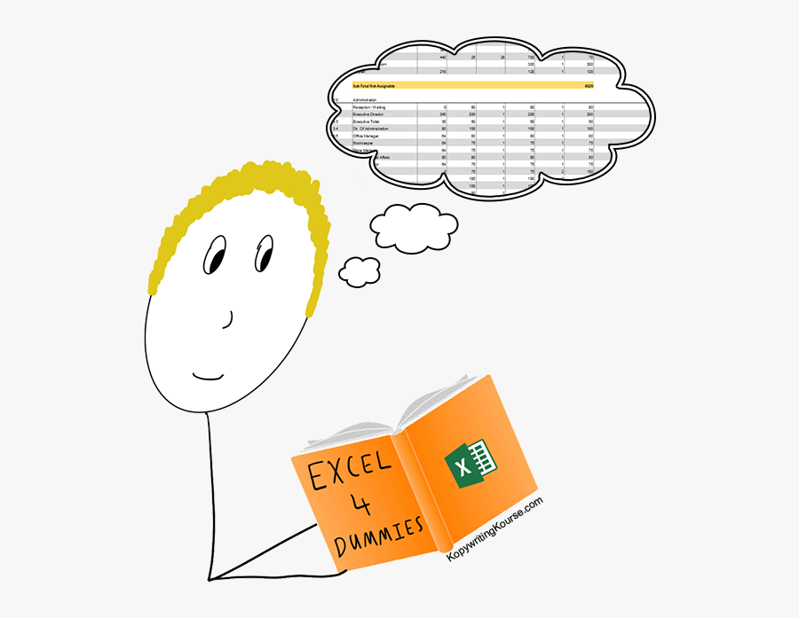 Learning Excel For Dummies Illustration , Free Transparent Clipart