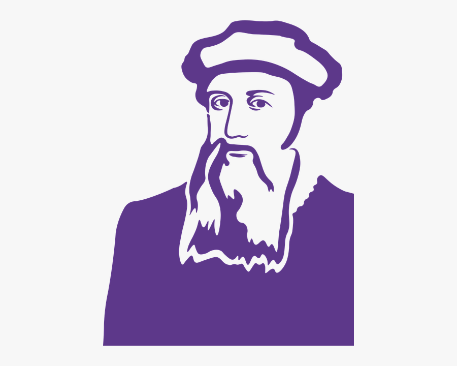 Johannes Gutenberg Vector, Transparent Clipart