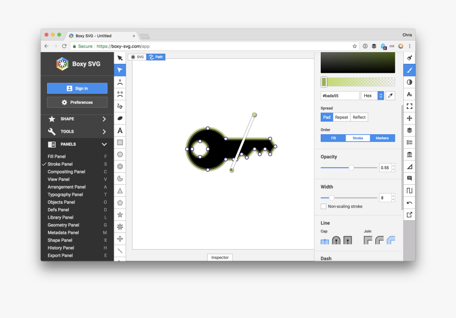 Clip Art Free Svg Editor - Opensource Svg Editor, Transparent Clipart