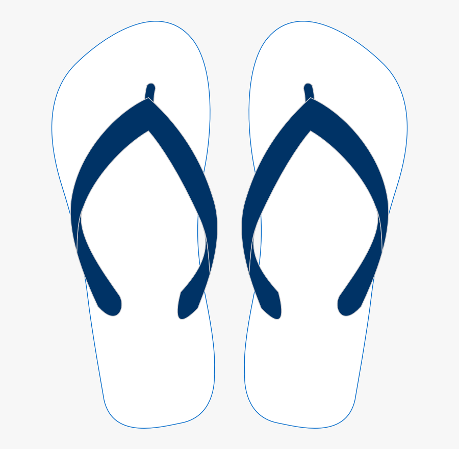 Blue,area,text - Flip-flops, Transparent Clipart