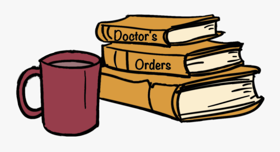 Png Download , Png Download - Cartoon Book And Coffee, Transparent Clipart