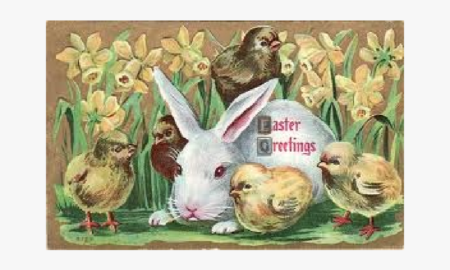 Vintage Easter, Transparent Clipart