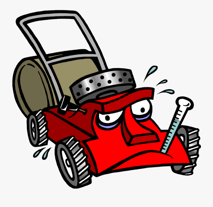 Cartoon Lawn Mower Service , Free Transparent Clipart - ClipartKey