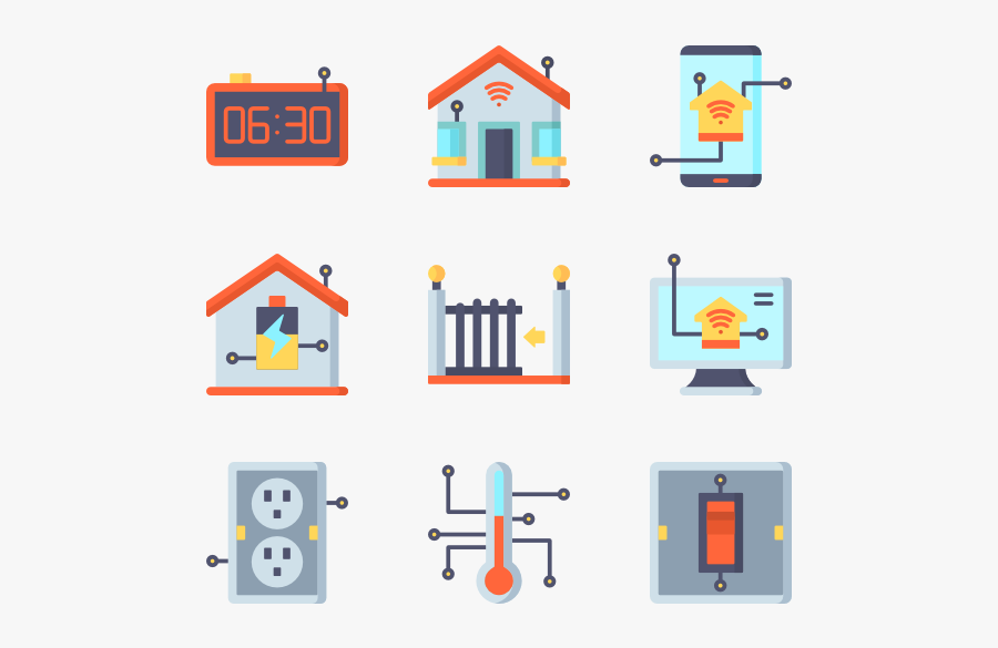 Smart House, Transparent Clipart