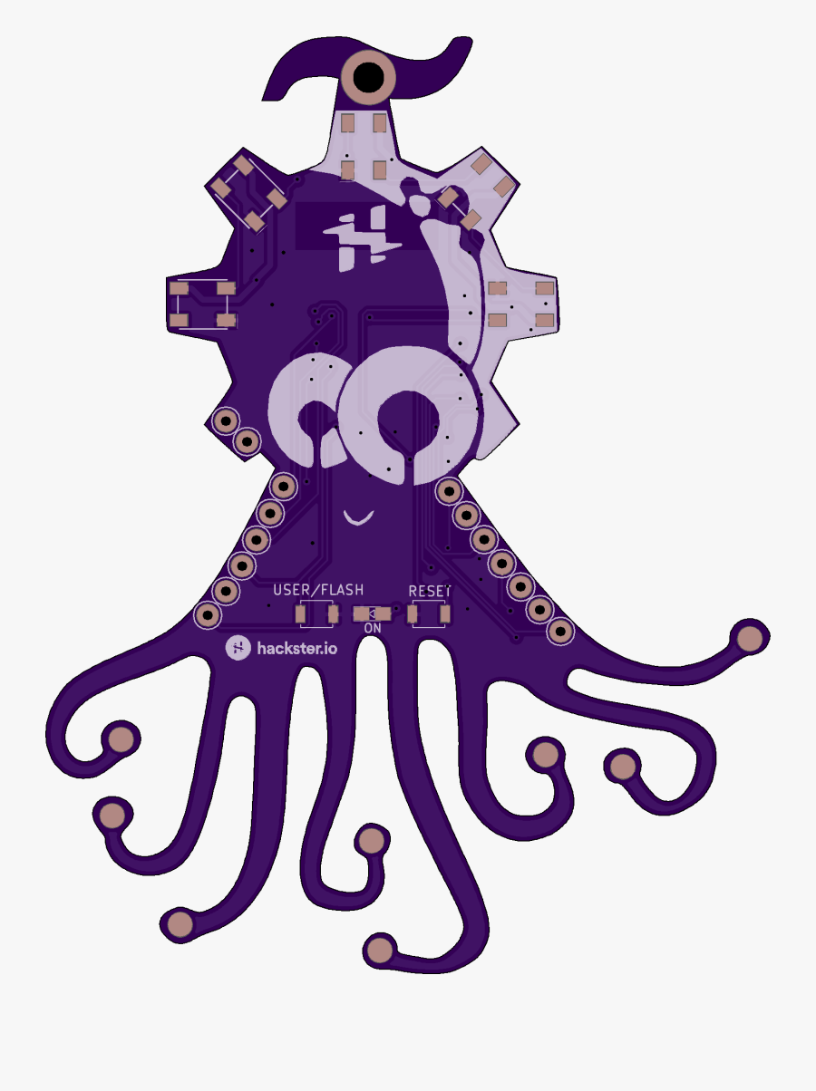 Oshw Badge Octopus, Transparent Clipart