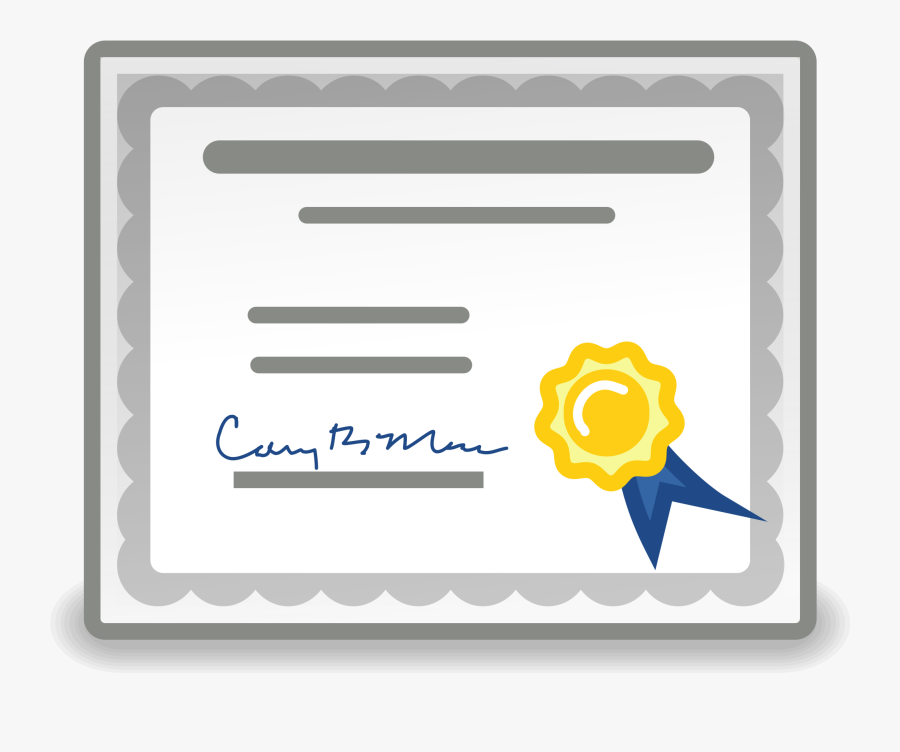 Pcb Assembly Certifications - Certificate Authority Icon, Transparent Clipart