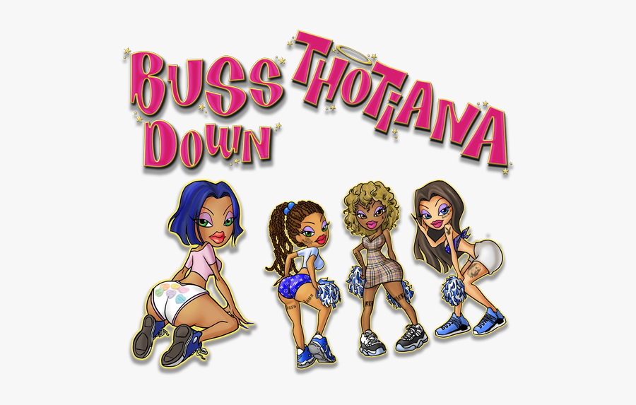 Thotiana Sticker Set - Bust Down Thotiana Stickers, Transparent Clipart