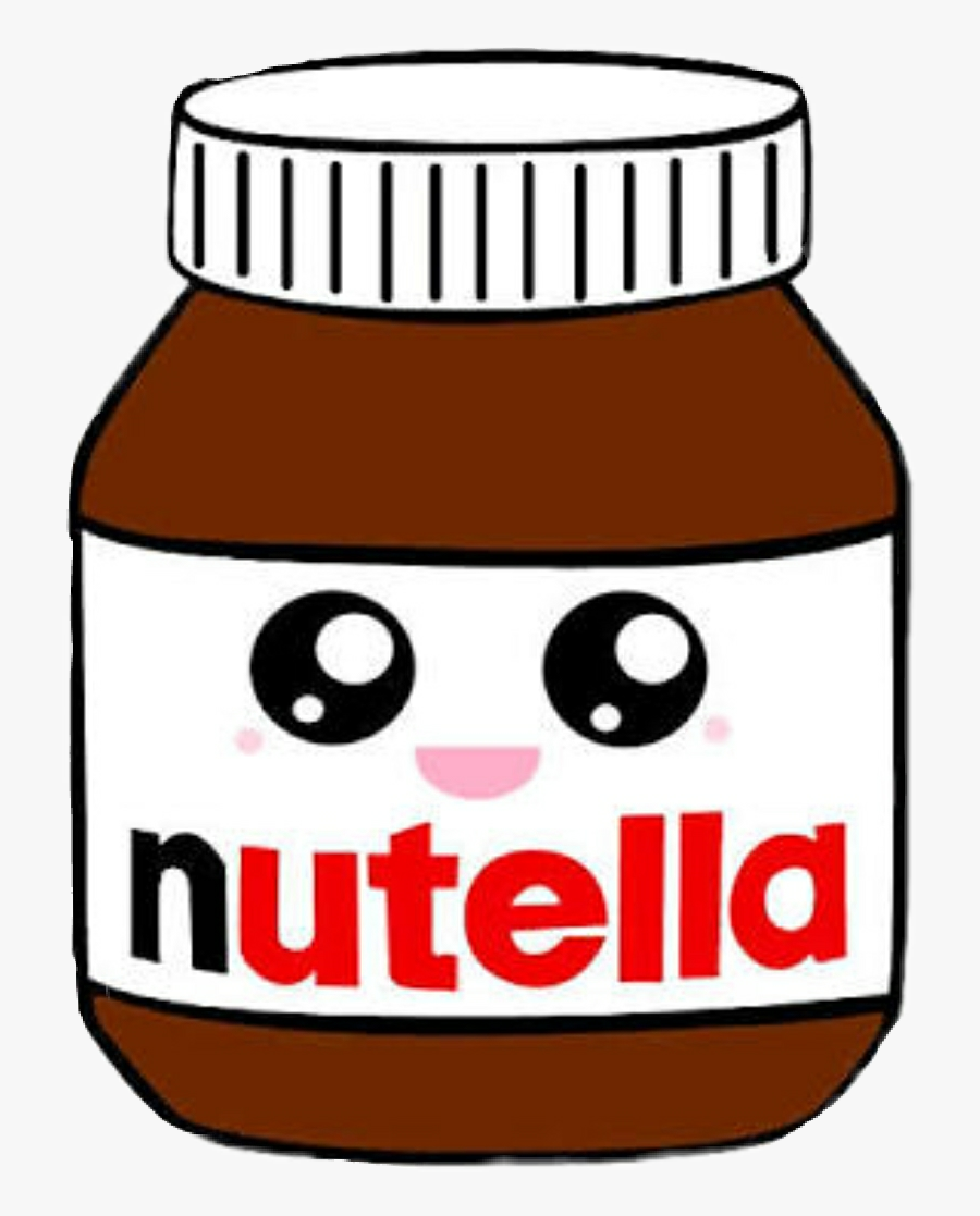Drawing Clip Art Nutella Image Kawaii - Nutella Kawaii, Transparent Clipart