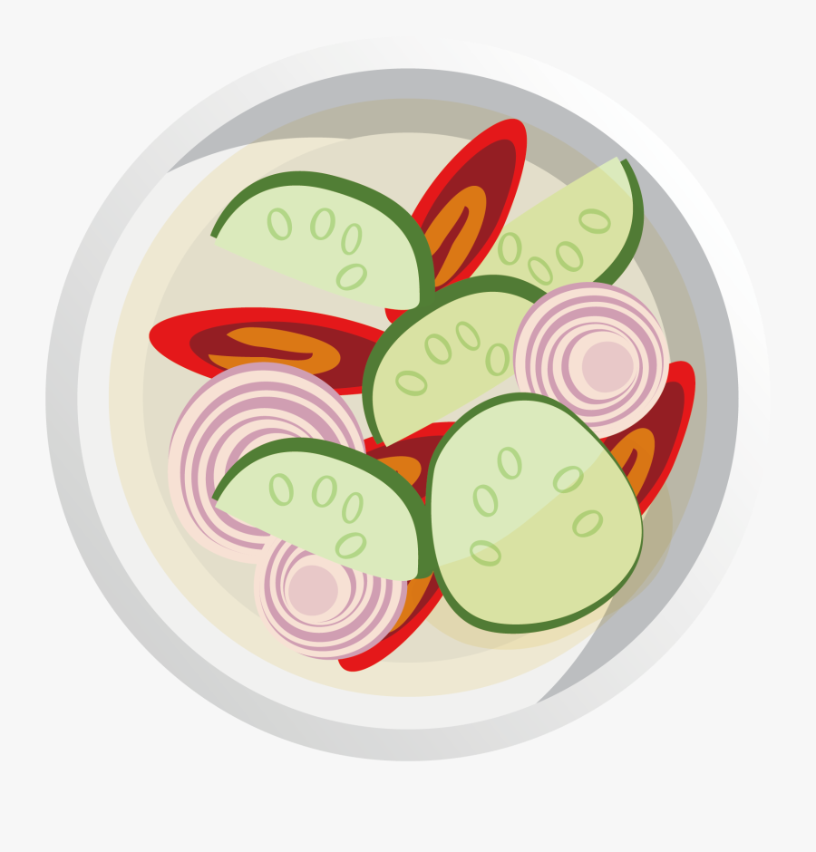 Vietnamese Cuisine Cucumber Vegetable Clip Art - Circle, Transparent Clipart