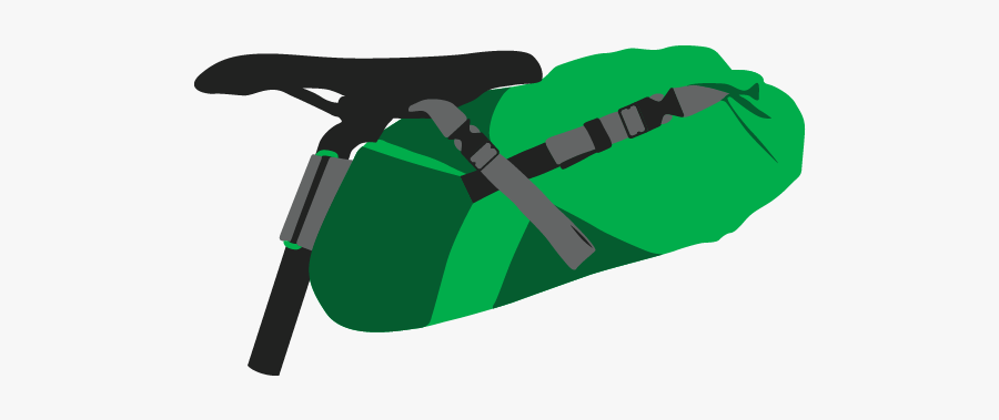 Bikepacking Bags, Transparent Clipart