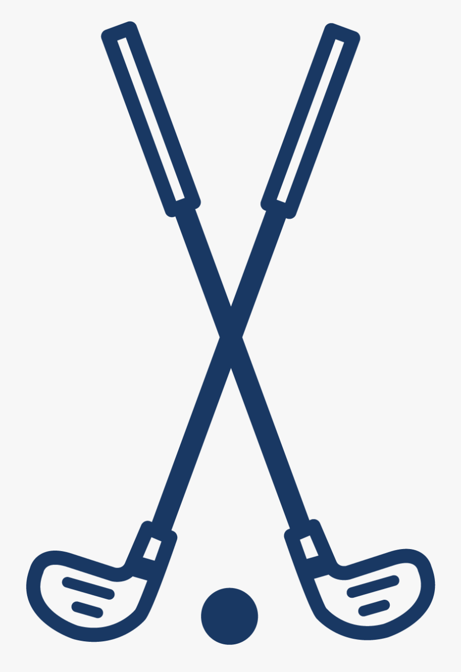 Golf Clubs - Ball Hockey, Transparent Clipart