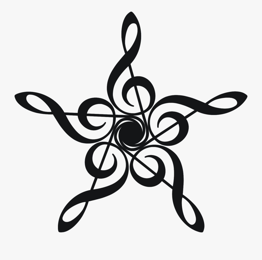 Treble Clef, Transparent Clipart