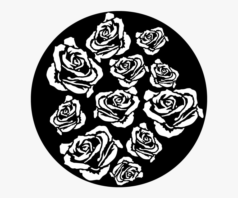 Rose Gobo Breakup, Transparent Clipart