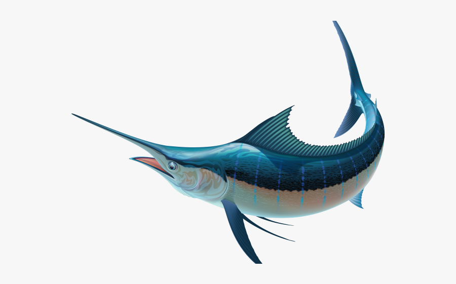 Sailfish Clipart Blue Marlin - Swordfish Png, Transparent Clipart