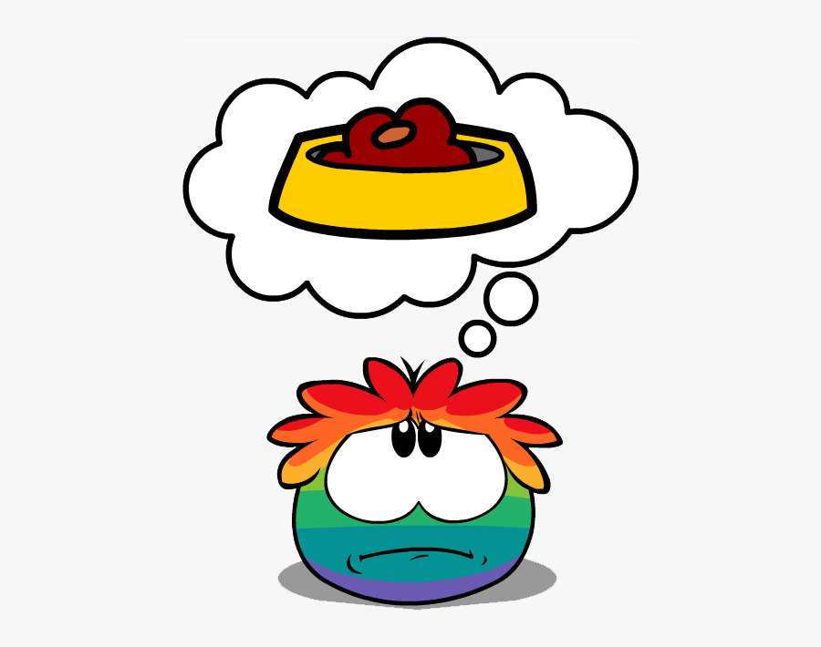 Transparent Hungry Png - Club Penguin Puffles Png, Transparent Clipart