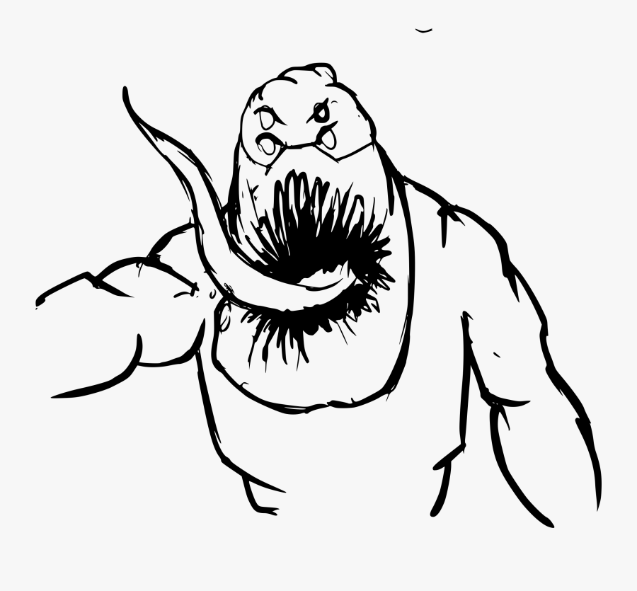 Hungry Demon Clip Arts - Drawing, Transparent Clipart