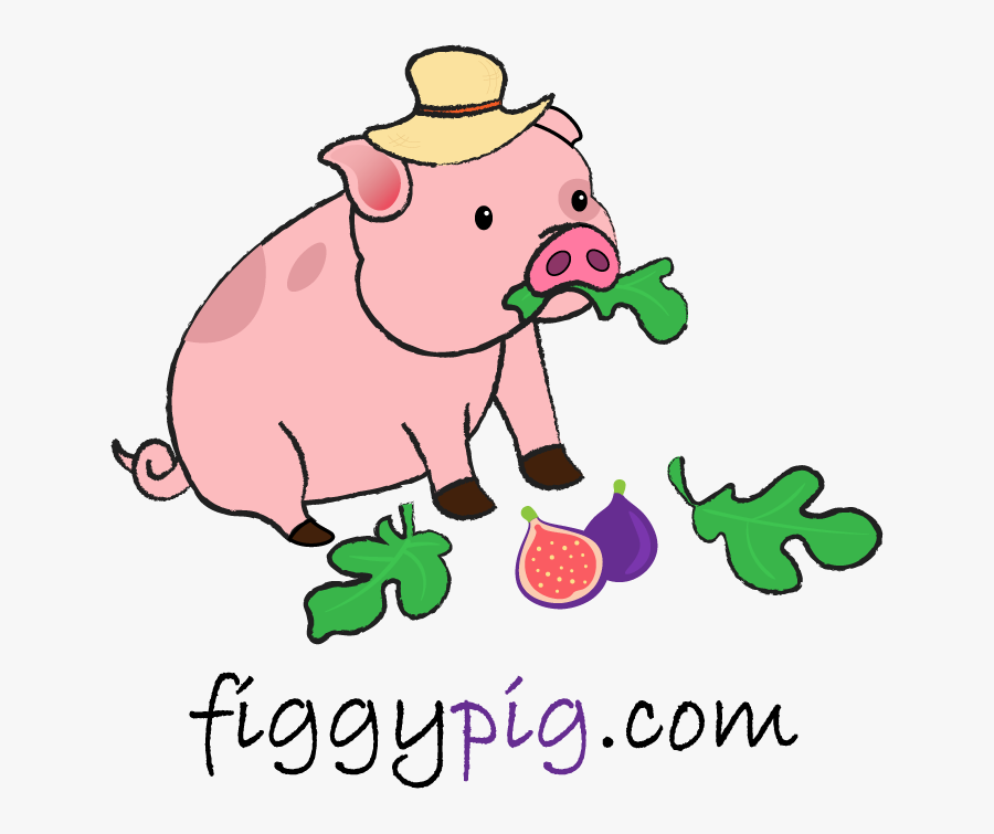 Figgy Pig The Hungry Pig"s Food Blog, Transparent Clipart