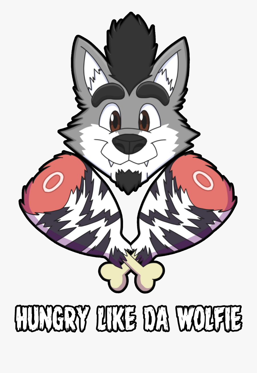 Hungry Wolfie, Transparent Clipart