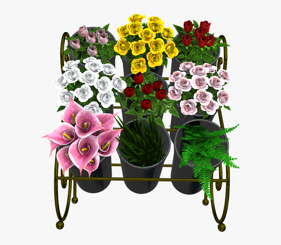Vase Clipart Summer Flower - Vasi Di Fiori Png, Transparent Clipart