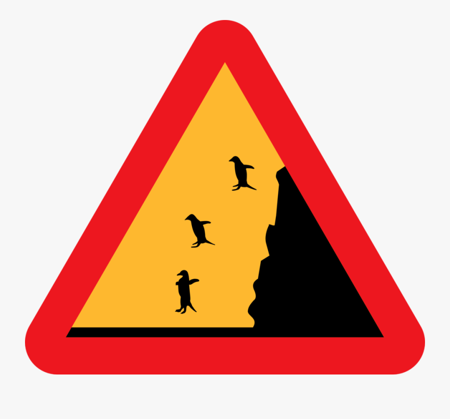 Landslide Sign Png, Transparent Clipart