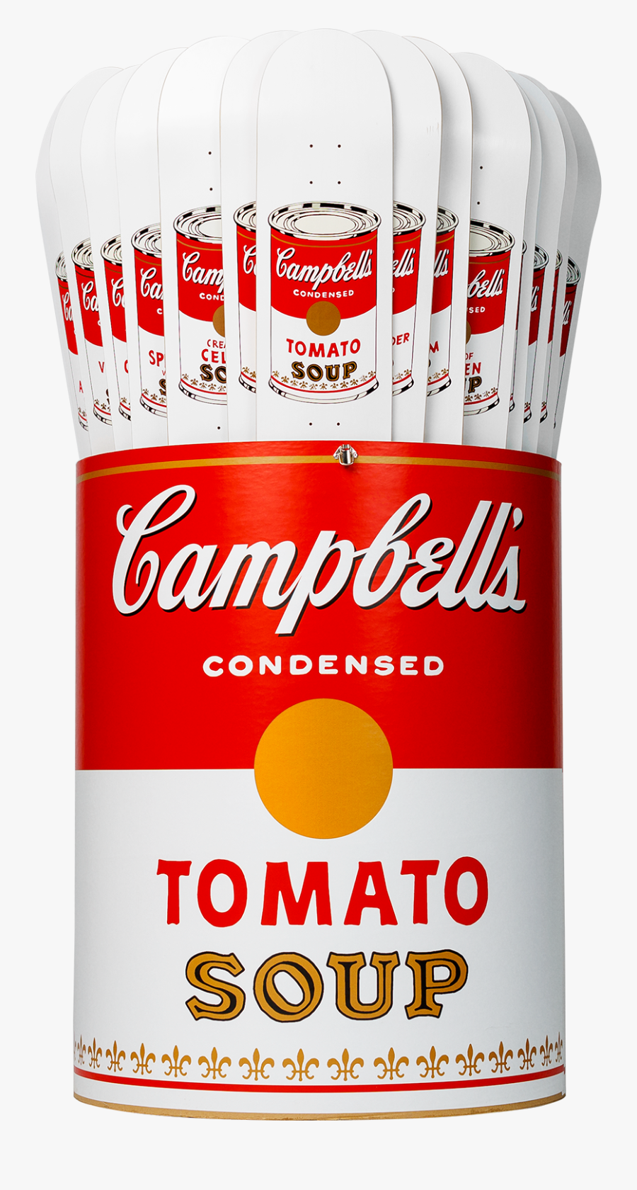 Skateroom Andywarhol Campbellssoup Packaging Set - Vegetarian Vegetable From Campbell's Soup Ii, Transparent Clipart