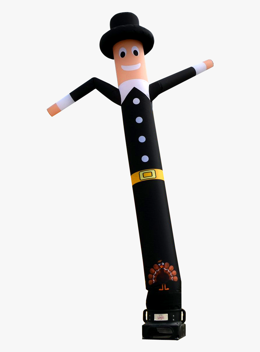 Pilgrim Air Dancer Inflatable Tube Man 14ft Clipart - Cartoon, Transparent Clipart