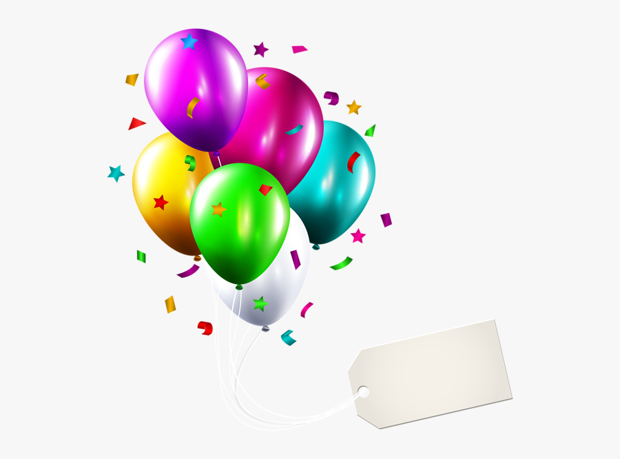 Real Birthday Balloons Png, Transparent Clipart