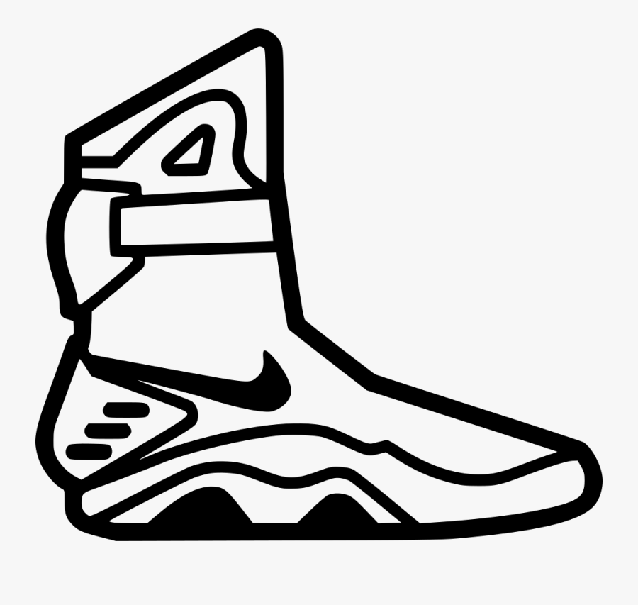 Download Nike Clipart Svg Nike Air Mags Drawing Free Transparent Clipart Clipartkey