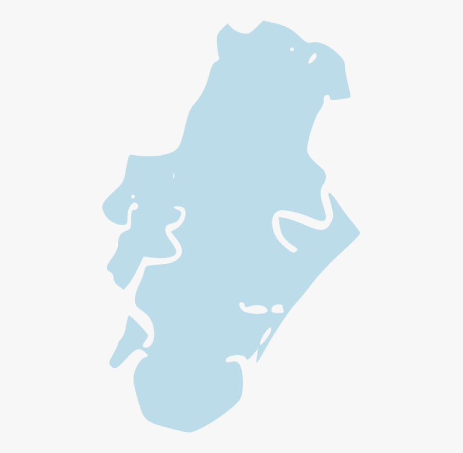 Simon’s Island Outline, Transparent Clipart