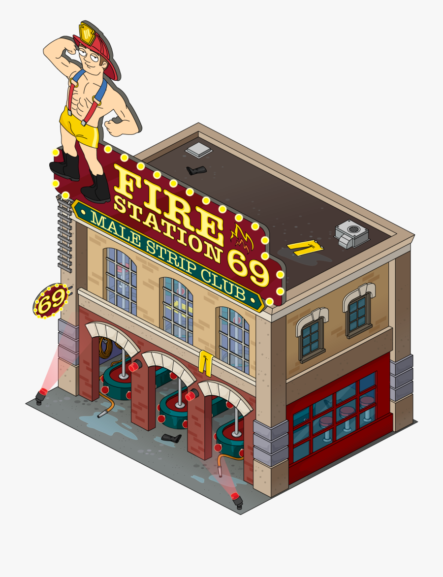 Fire Station 69 Male Strip Club - Fire Station Strip Club, Transparent Clipart