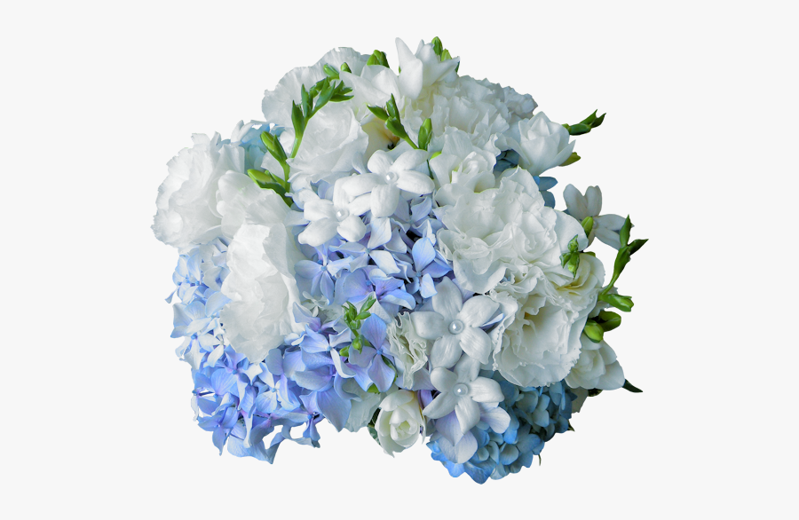 Clip Art Hydrangea And Rose Wedding Bouquet - Wedding Centerpieces With Mason Jar Hydrangea Bouquet, Transparent Clipart