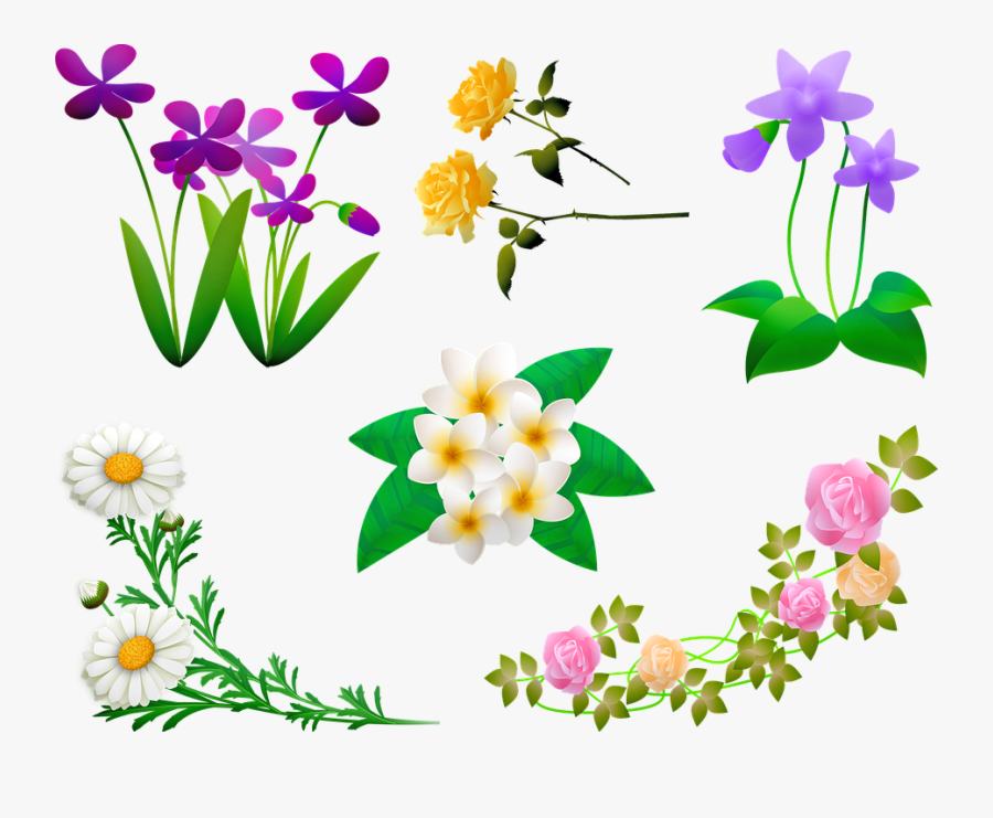 Flowers For Mom, Yellow, Hydrangea, Rose, Flower - Flores Para Mama Png, Transparent Clipart