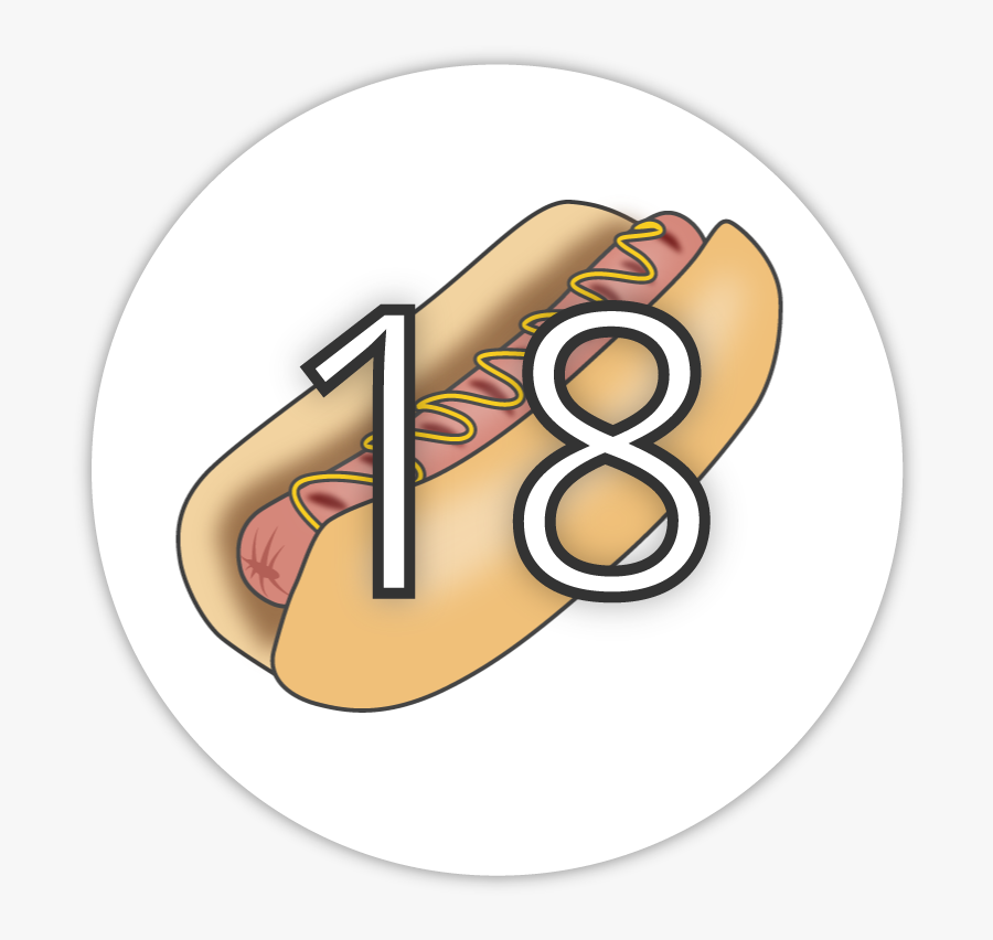 17 Hotdogs - Illustration, Transparent Clipart