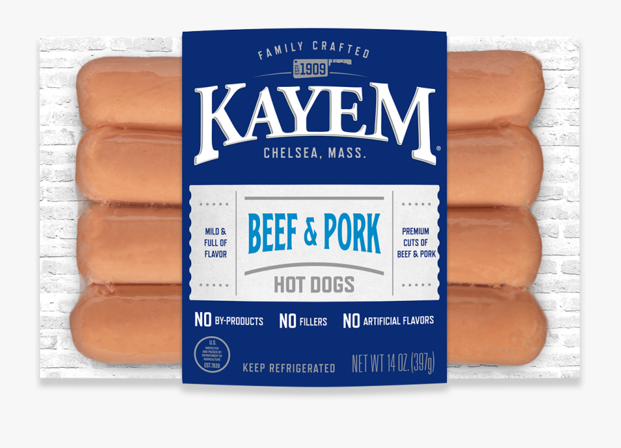 Kayem Beef & Pork, Transparent Clipart