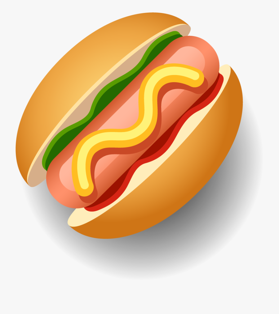 Hot Dog, Transparent Clipart