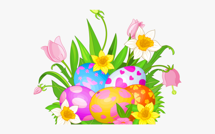 Transparent Easter Flowers Clipart, Transparent Clipart