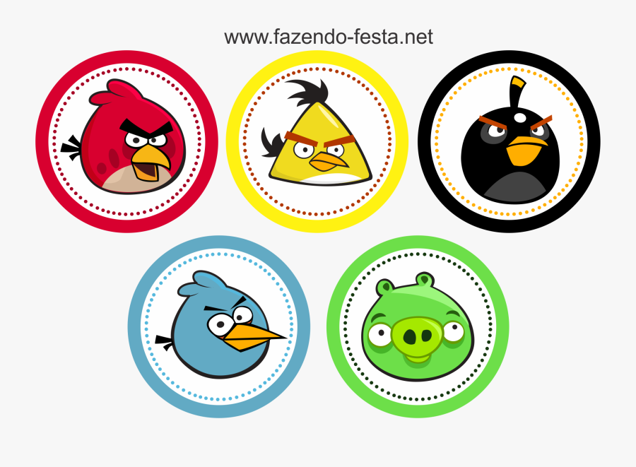 Angry Birds Star Wars Clip Art - Toppers De Angry Birds, Transparent Clipart