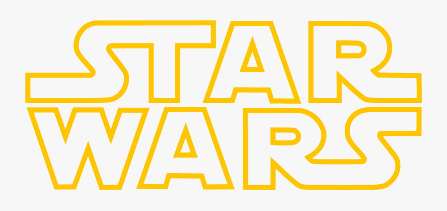 Star Wars Outline Logo Vector - Star Wars, Transparent Clipart