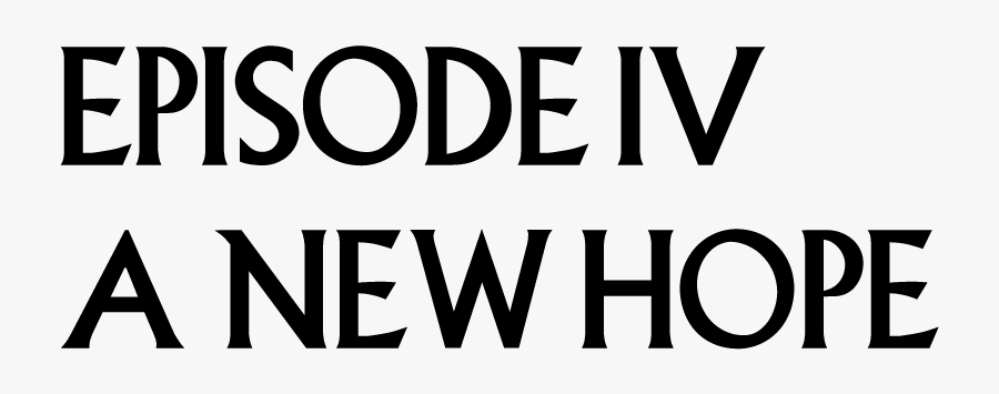Clip Art Free Star Wars Fonts - Star Wars Fonts, Transparent Clipart