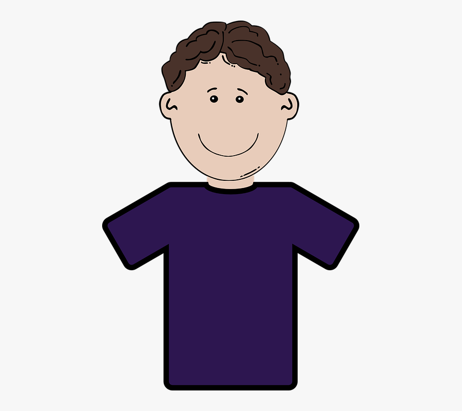 Transparent Brothers Png - Boy Dark Hair Clipart, Transparent Clipart